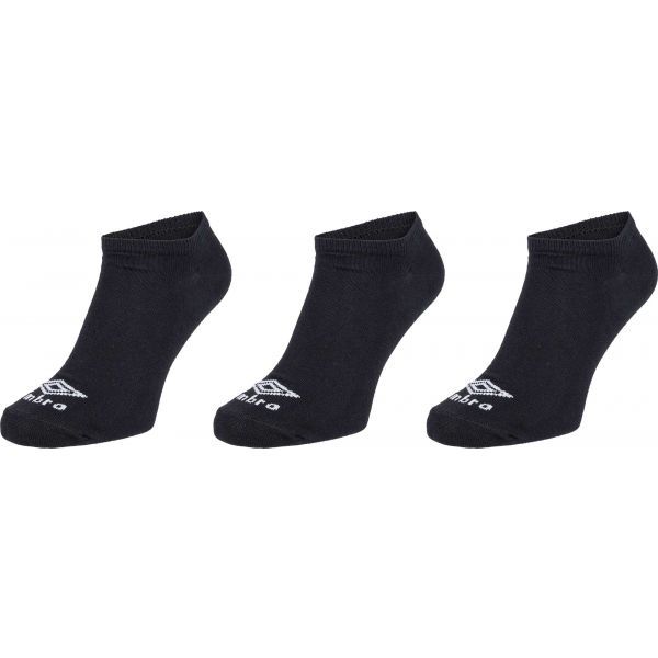 Umbro Umbro NO SHOW LINER SOCK - 3 PACK Чорапи, черно, размер 39-42