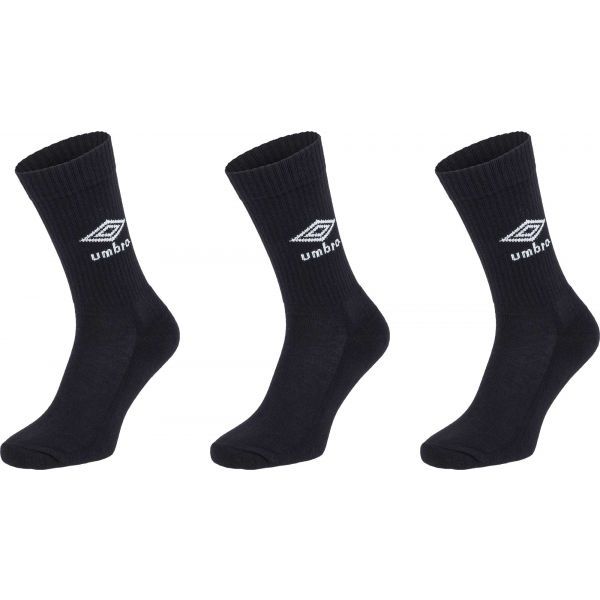 Umbro Umbro SPORTS SOCKS - 3 PACK Чорапи, черно, размер S