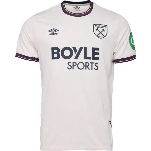 Umbro Umbro WEST HAM  AWAY SS SHIRT Мъжка футболна фланелка, бяло, размер