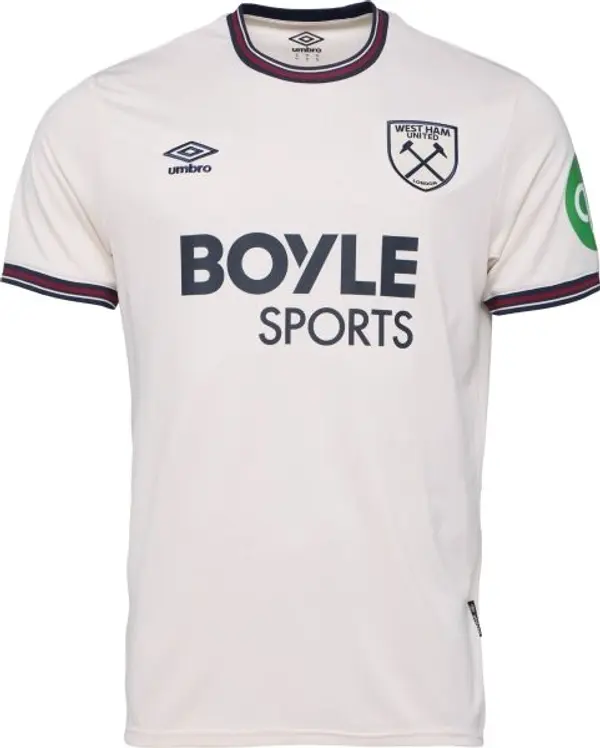 Umbro Umbro WEST HAM  AWAY SS SHIRT Мъжка футболна фланелка, бяло, размер XXL