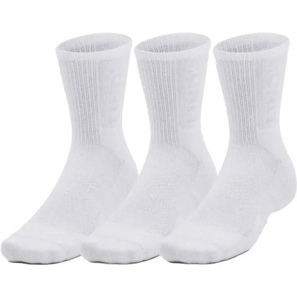 Under Armour Under Armour 3-MAKER MID-CREW 3PK Универсални  чорапи, бяло, размер L