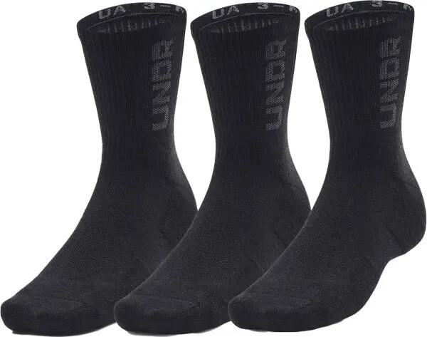 Under Armour Under Armour 3-MAKER MID-CREW 3PK Универсални  чорапи, черно, размер L