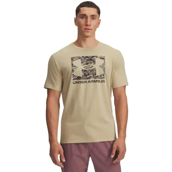 Under Armour Under Armour ABC CAMO BOXED LOGO SS Мъжка тениска, бежово, размер L