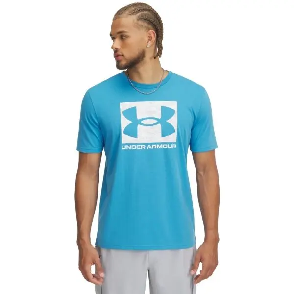 Under Armour Under Armour ABC CAMO BOXED LOGO SS Мъжка тениска, светлосиньо, размер M