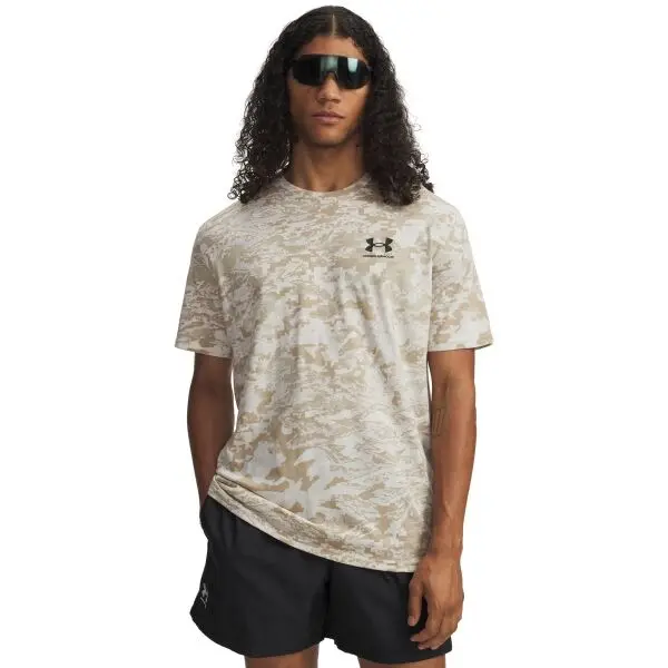 Under Armour Under Armour ABC CAMO SS Мъжка тениска, бежово, размер