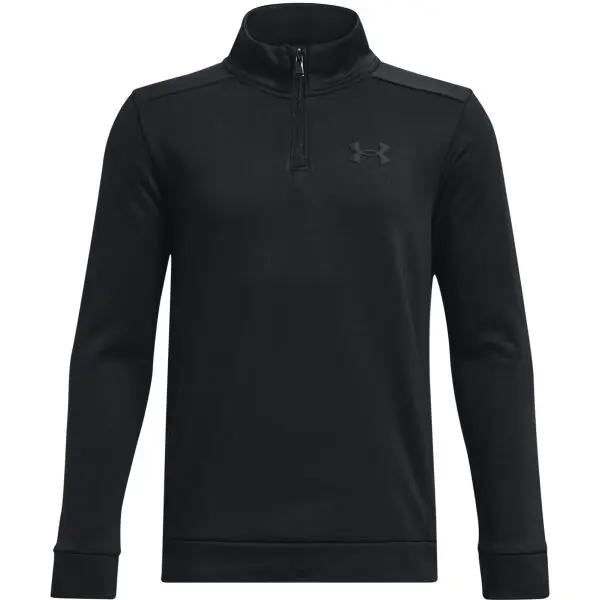 Under Armour Under Armour ARMOUR FLEECE 1/4 ZIP Суитшърт за момчета, черно, размер XL