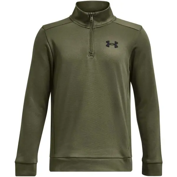 Under Armour Under Armour ARMOUR FLEECE 1/4 ZIP Суитшърт за момчета, khaki, размер M