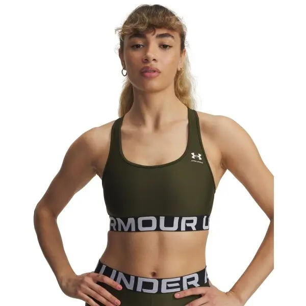 Under Armour Under Armour AUTHENTICS Дамско спортно бюстие, khaki, размер L
