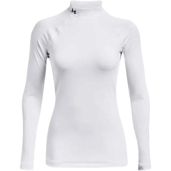 Under Armour Under Armour AUTHENTICS MOCK NECK Дамска тениска, бяло, размер M