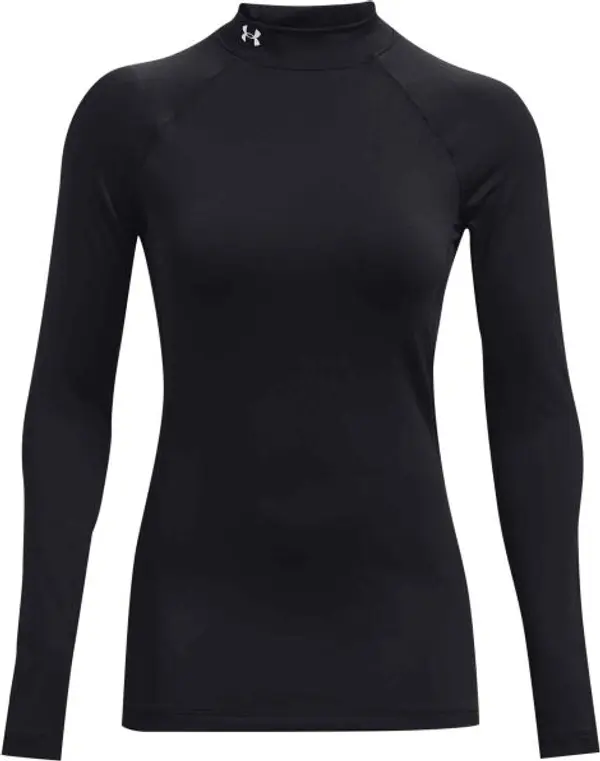 Under Armour Under Armour AUTHENTICS MOCK NECK Дамска тениска, черно, размер S