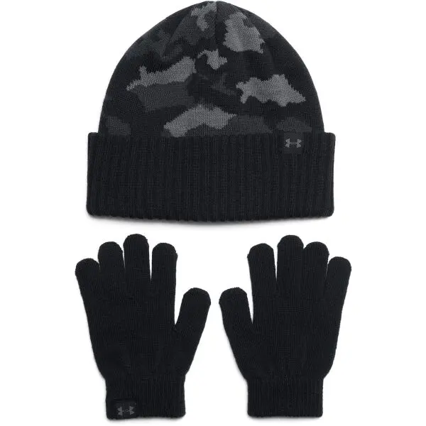 Under Armour Under Armour BEANIE COMBO Комплект шапка и ръкавици, черно, размер