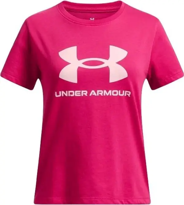 Under Armour Under Armour BIG LOGO Тениска за момичета, розово, размер XL