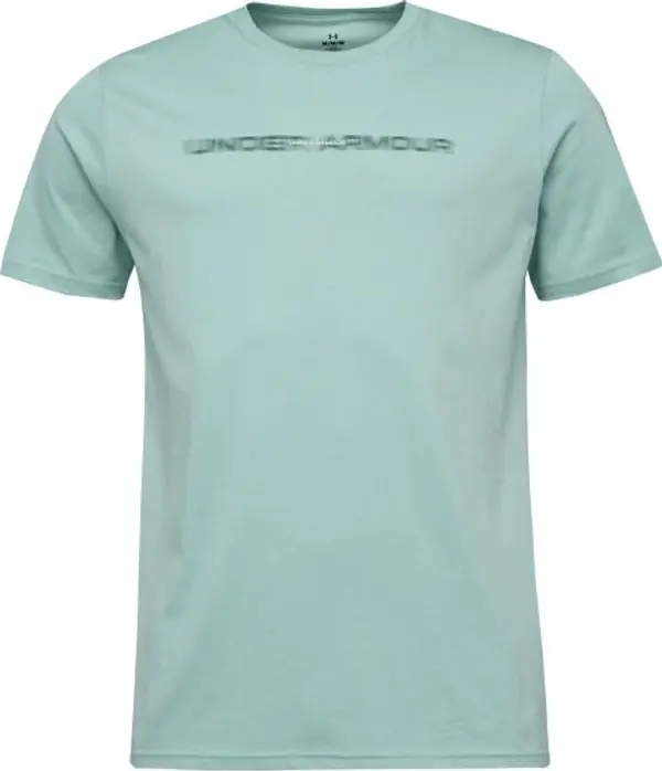 Under Armour Under Armour BLUR WORDMARK Мъжка тениска, светло-зелено, размер L
