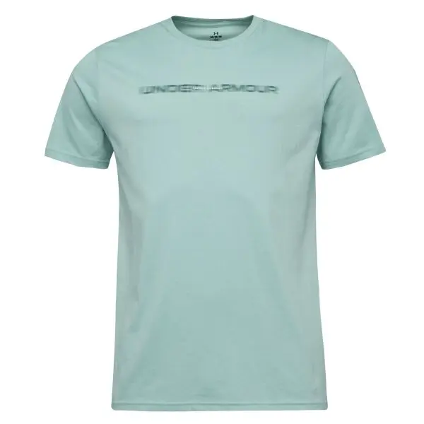Under Armour Under Armour BLUR WORDMARK Мъжка тениска, светло-зелено, размер M
