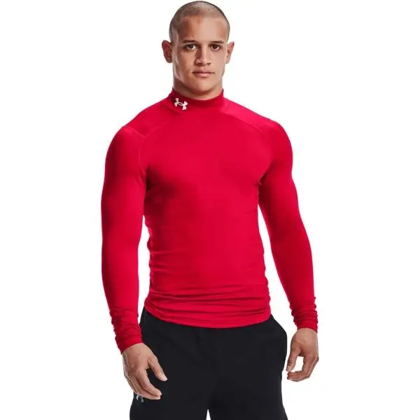 Under Armour Under Armour CG ARMOUR COMP MOCK Мъжка тениска, червено, размер M