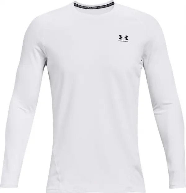 Under Armour Under Armour CG ARMOUR FITTED CREW Мъжка блуза, бяло, размер