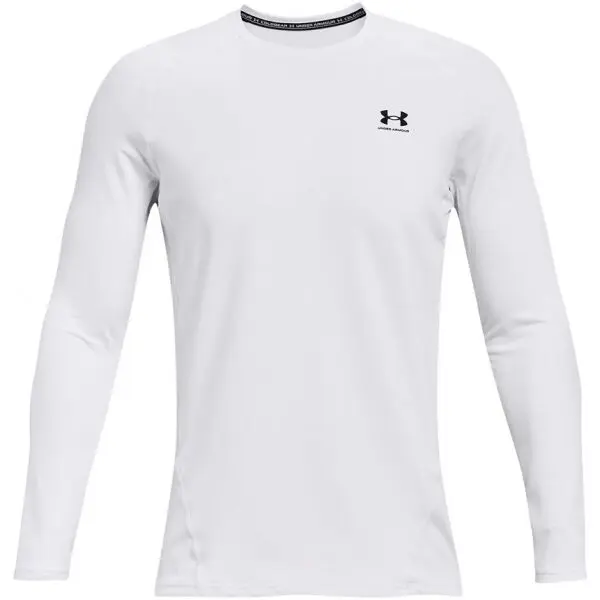 Under Armour Under Armour CG ARMOUR FITTED CREW Мъжка блуза, бяло, размер