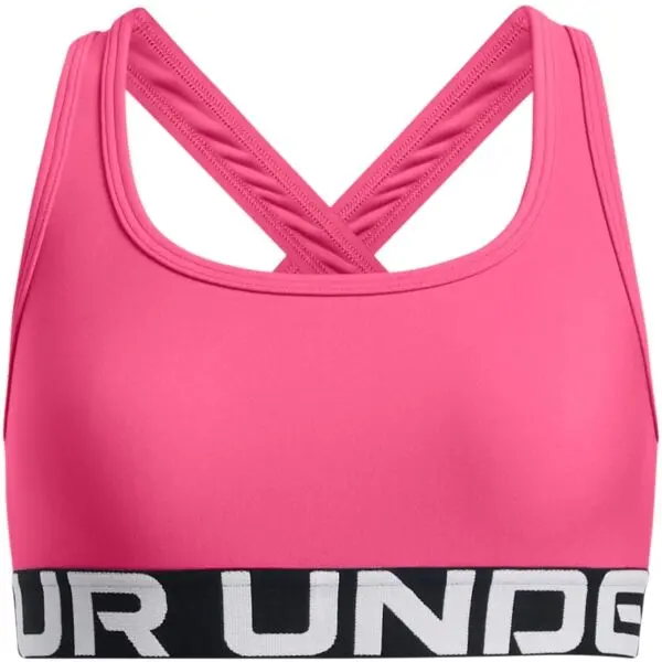 Under Armour Under Armour CROSSBACK BRA Спортно бюстие, розово, размер L