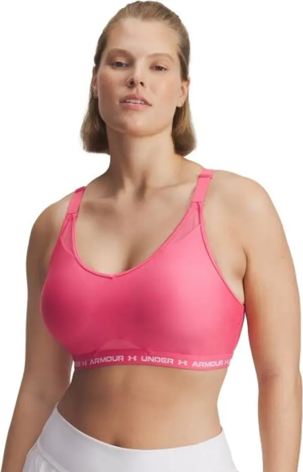 Under Armour Under Armour CROSSBACK LOW Дамско бюстие, розово, размер