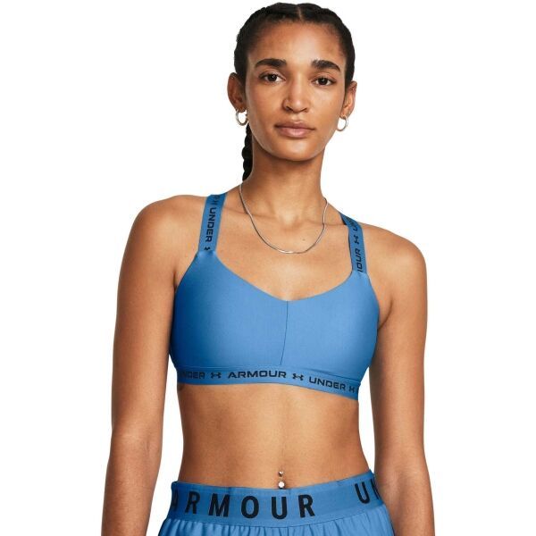 Under Armour Under Armour CROSSBACK LOW Дамско бюстие, синьо, размер