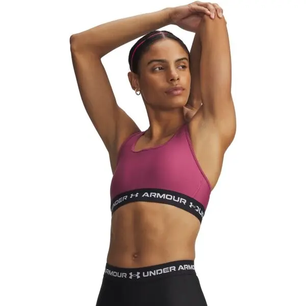 Under Armour Under Armour CROSSBACK MID BRA Дамско бюстие, червено, размер M