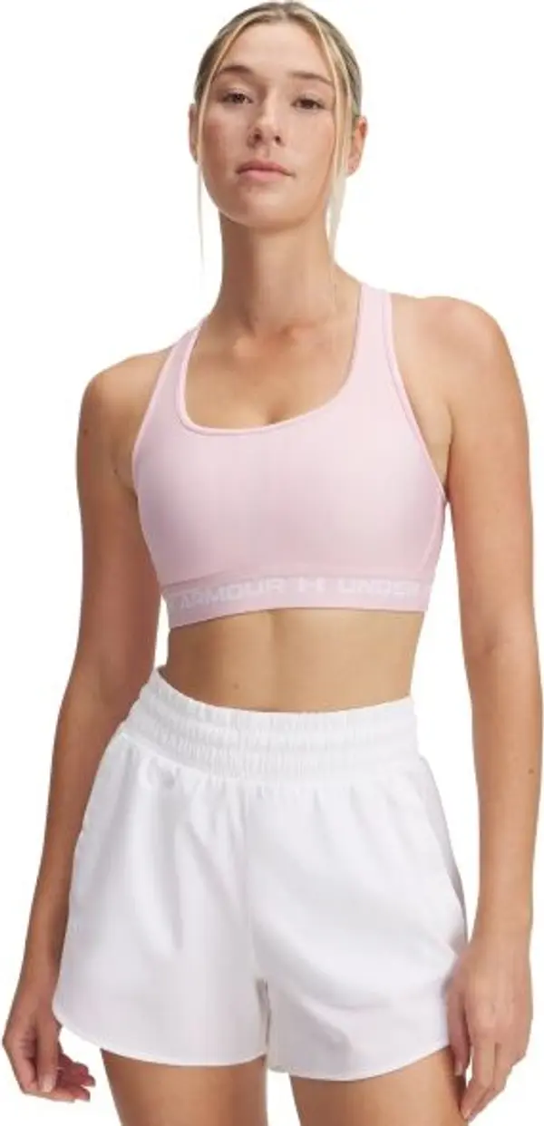 Under Armour Under Armour CROSSBACK MID BRA Дамско бюстие, розово, размер S