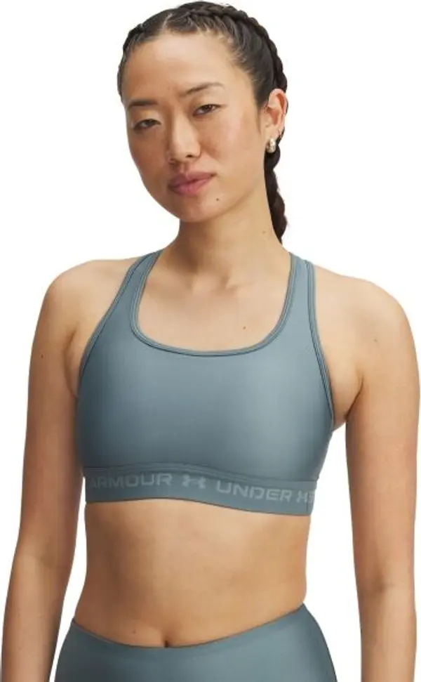 Under Armour Under Armour CROSSBACK MID BRA Дамско бюстие, светлосиньо, размер