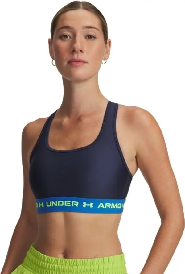 Under Armour Under Armour CROSSBACK MID BRA Дамско бюстие, тъмносин, размер
