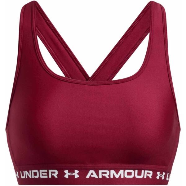 Under Armour Under Armour CROSSBACK MID BRA Дамско бюстие, винен, размер