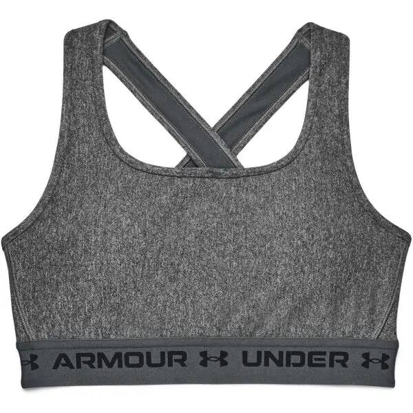 Under Armour Under Armour CROSSBACK MID HEATHER Дамско спортно бюстие, сиво, размер