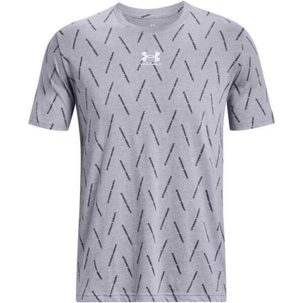 Under Armour Under Armour ELEVATED CORE AOP NEW Мъжка тениска, сиво, размер