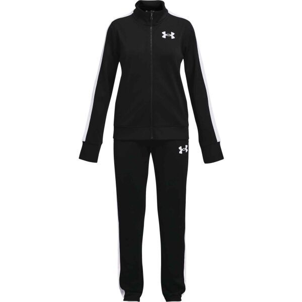 Under Armour Under Armour EM KNIT TRACK SUIT Момичешки спортен екип, черно, размер
