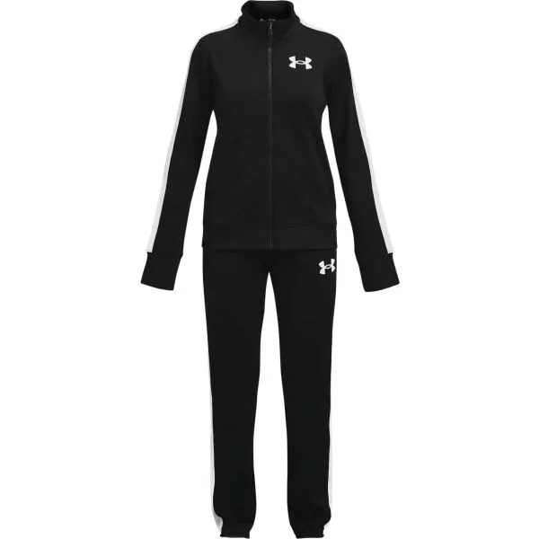 Under Armour Under Armour EM KNIT TRACK SUIT Момичешки спортен екип, черно, размер L