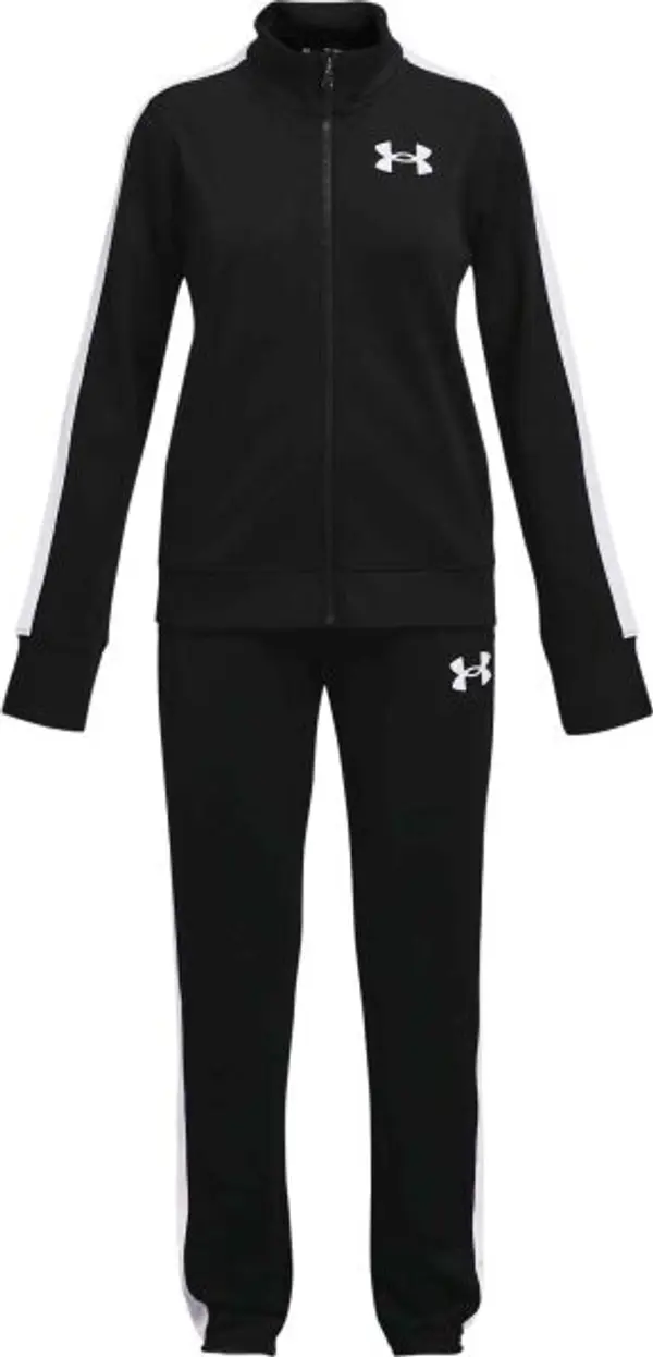 Under Armour Under Armour EM KNIT TRACK SUIT Момичешки спортен екип, черно, размер M