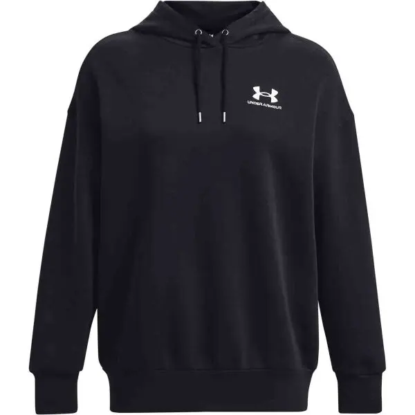 Under Armour Under Armour ESSENTIAL FLC OS HOODIE Дамски суитшърт, черно, размер