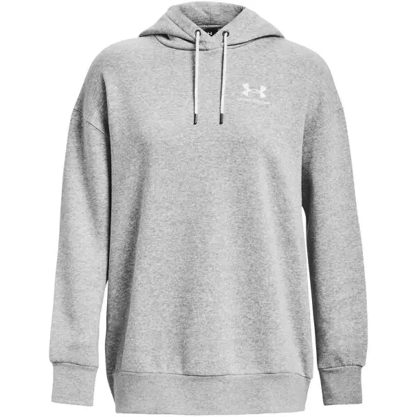 Under Armour Under Armour ESSENTIAL FLC OS HOODIE Дамски суитшърт, сиво, размер