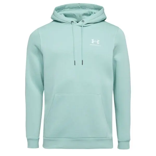 Under Armour Under Armour ESSENTIAL Мъжки суитшърт, светло-зелено, размер