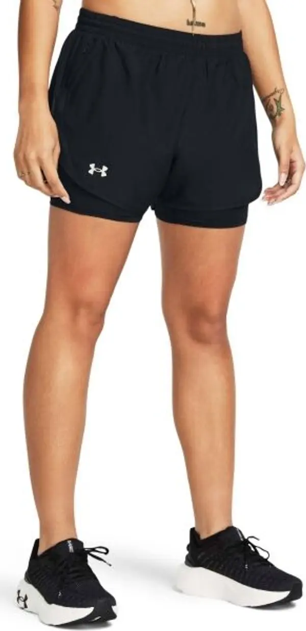Under Armour Under Armour FLY BY 2'' Дамски шорти, черно, размер