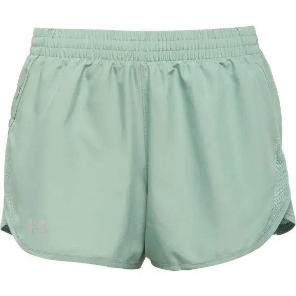 Under Armour Under Armour FLY BY 3'' Дамски къси шорти, светло-зелено, размер L