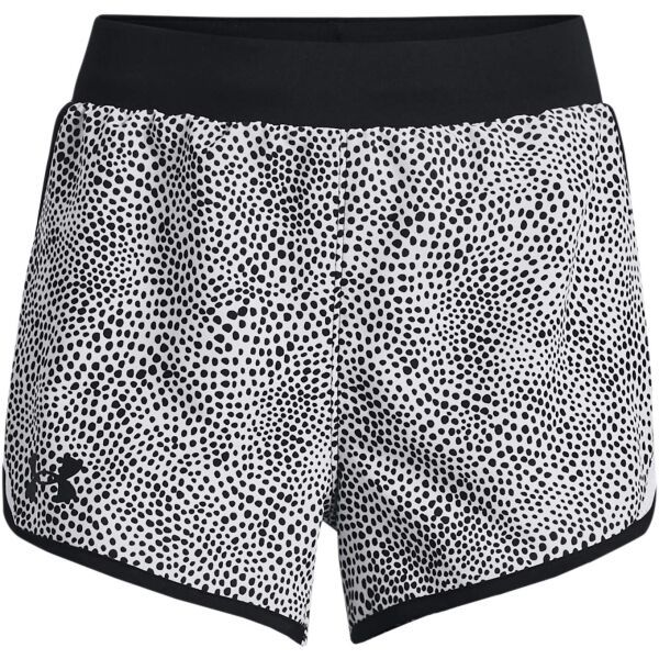 Under Armour Under Armour FLY BY PRINTED SHORT Шорти за момичета, черно, размер