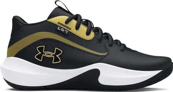 Under Armour Under Armour GS LOCKDOWN 7 Момчешки обувки за баскетбол, черно, размер 38