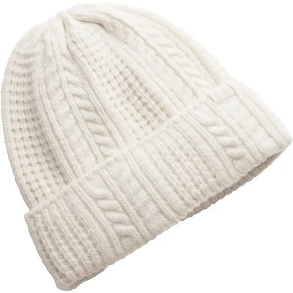 Under Armour Under Armour HALFTIME CABLE KNIT BEANIE Дамска зимна шапка, бежово, размер