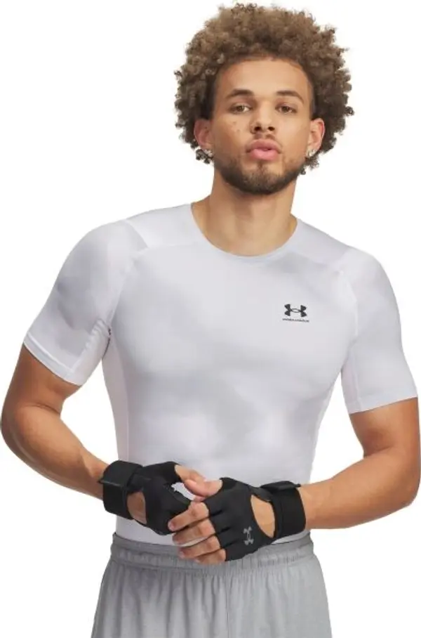 Under Armour Under Armour HEATGEAR ARMOUR Мъжка тениска, бяло, размер