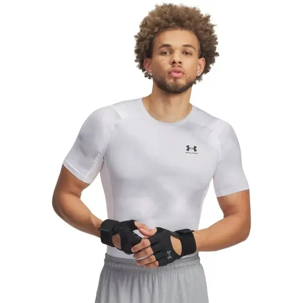 Under Armour Under Armour HEATGEAR ARMOUR Мъжка тениска, бяло, размер L