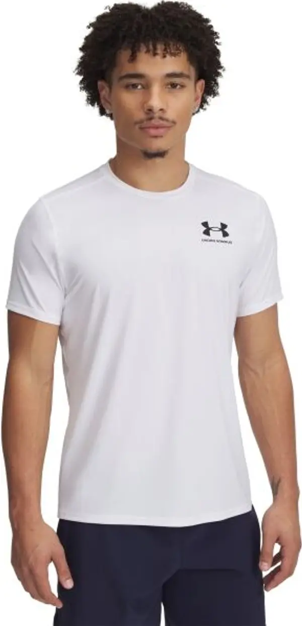 Under Armour Under Armour HEATGEAR FITTED Мъжка тениска, бяло, размер M
