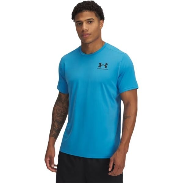 Under Armour Under Armour HEATGEAR FITTED Мъжка тениска, синьо, размер