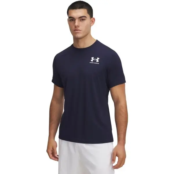 Under Armour Under Armour HEATGEAR FITTED Мъжка тениска, тъмносин, размер