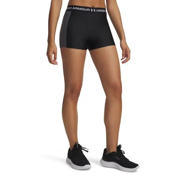 Under Armour Under Armour HEATGEAR RIB SHORTY Дамски къси панталони, черно, размер