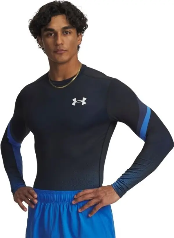 Under Armour Under Armour HEATGEAR SUB CREW Мъжка тениска за тренировки, тъмносин, размер XXXL