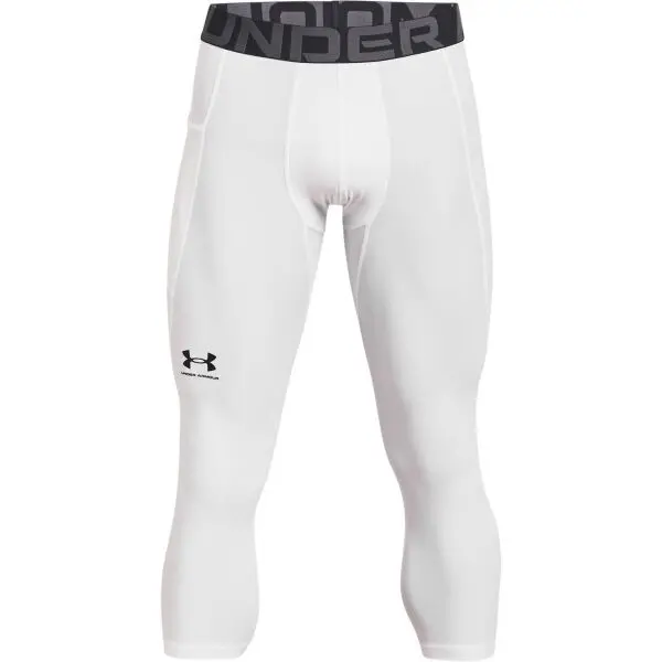 Under Armour Under Armour HG ARMOUR 3/4 LEGGING Мъжки 3/4 клин  за бягане, бяло, размер